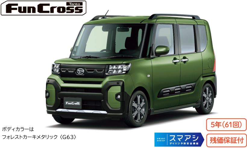 スマートプランふらっと｜お支払い例「タント ファンクロス ターボ  